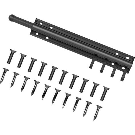 Barre Penderie Murale Extensible Aluminium 30-53cm, Pliable, Charge 13kg, Dressing Salle de Bain, Noir (1/5)