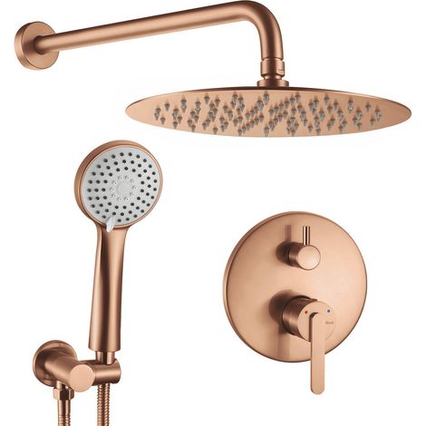 CONCEALED SHOWER SET REA JS-1180BRG BRUSH COPPER