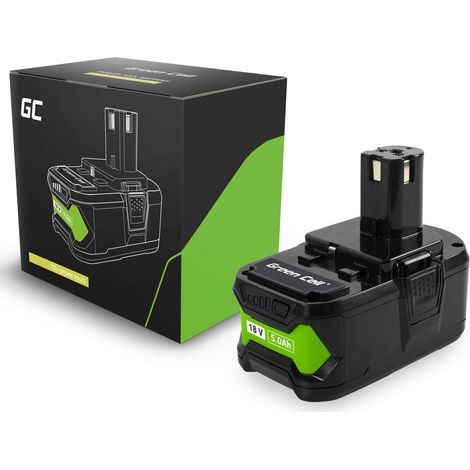 Batterie de remplacement Green Cell 18V 5Ah pour Ryobi One+ Rb18L50