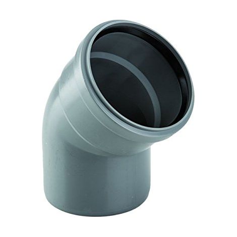 WC-Rohr Wavin 40mm elbow 45 Grad Pack 2