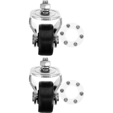 Roues de rechange pour cric hydraulique, roues métalliques robustes pour cric de 2 tonnes, idéales pour atelier et garage, version durable et lourde (1/5)