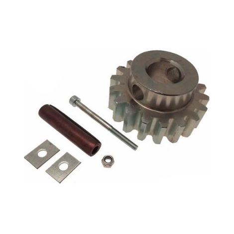 Pignon De Crémaillère - Module 4 - 18 Dents - 80 X 40 Mm - Pour Portail Coulissant - 1 Pièce (1/5)