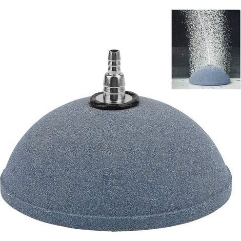 Boule de diffusion de bulles, pierre à bulles frittée, diffuseur d'air silencieux pour aquarium, pierre à bulles de 10 cm pour poissons d'aquarium, réservoir hydroponique, pompe à air. (1/4)