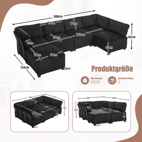 Design spacieux pour 6 personnes offrant une flexibilité maximale (1/5)