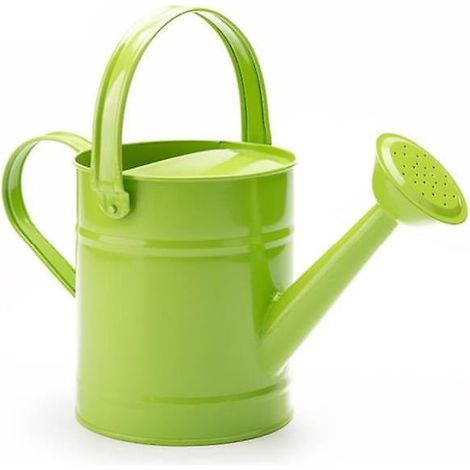 Arrosoir en métal de 1,5 L avec poignées amovibles - Vert, pot d'arrosage multifonctionnel pour le jardinage et les fleurs (1/4)