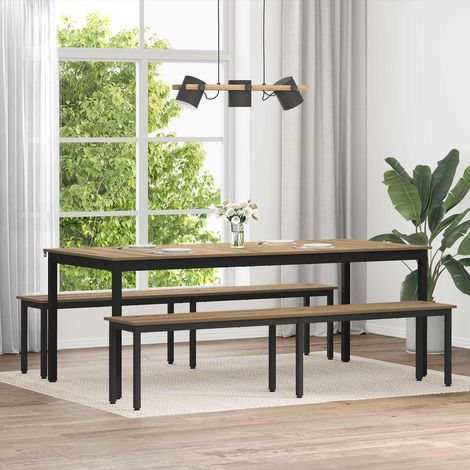 Bench Artisian Oak 200 x 35 x 45 cm Engineered Wood vidaXL