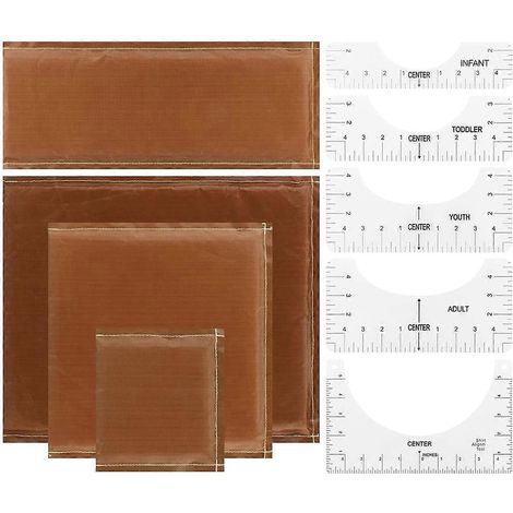 Anleitung für Transferpresskissen, 9-teiliges Set für Vinyl-DIY