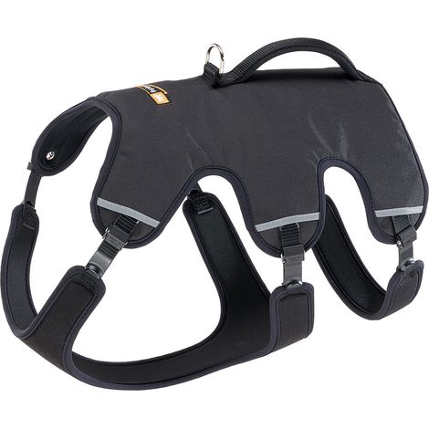 Ferplast ERGOTREKKING P Harnais pour chien ergonomique anti-évasion et réfléchissant. Six fermetures avec micro-ajustement.. Variante EXTRA LARGE - Misure: A: 64-74 cm B: 82-92 cm C:  72-82 cm L 32.5 