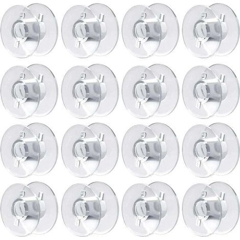 60 bobinas de hilo para máquinas de coser, bobinas de plástico para máquinas de coser, compatibles con Brother, Singer, Kenmore, Janome y la mayoría de las máquinas de coser. (1/4)