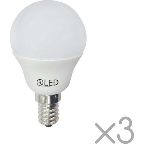 Pack 3 bombillas LED cálidas E14 (5.2W)