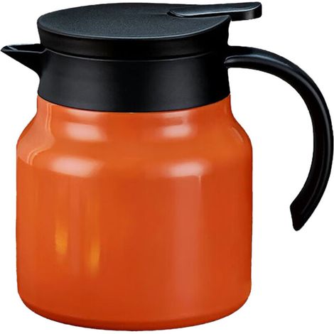 Théière Isolée 1000Ml Séparation de l'eau du thé Théière à café Thermique Détachable pour la Maison Blanche Jardinage Fournitures de café et de thé (13) (1/5)