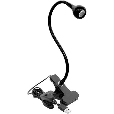 Lampe de lecture à clip Book Light Lampe de nuit de lit USB avec 3 modes de couleur Protection des yeux plus faible Parfait pour la lecture de nuit, noir