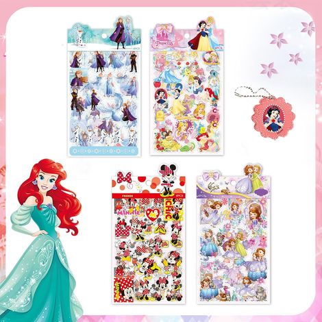 300+ Autocollants de Dessins Animés Set pour Enfants Filles Artisanat Scrapbooking Bricolage Filles Série Princesse Autocollants pour Cahier Vrac Princesse Albums Photo Papeterie Stickers (1/5)