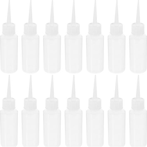 Flacons Souples pour Dosage Précis 50ml Lot de 20 en Pe Usage Arts et Loisirs Créatifs, Format Compact Pratique, Bouteille Vide à Presser, Application Contrôlée (1/5)