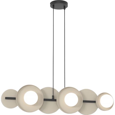 Lampadario geometrico design mocha/nero 6xG9 Emibig MODEL (1/5)
