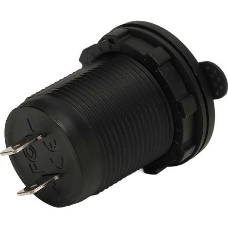 USB-Autoladegerät, IP40 wasserdicht, blaues Licht, schwarzes Gehäuse, UL94-V0 feuerfest, für iOS und Android, Autos, Bo (1/5)