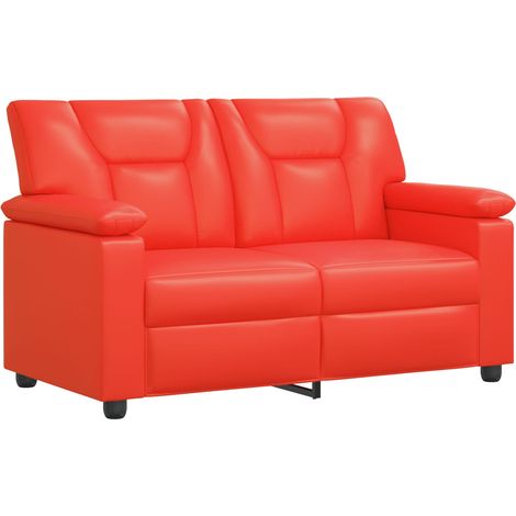 Canapé Rouge 151 x 85 x 93 cm Simili cuir vidaXL (1/5)