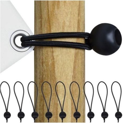 Un sacco di tensione elastica con palla da 16 a 30 cm per tende e teloni (1/5)