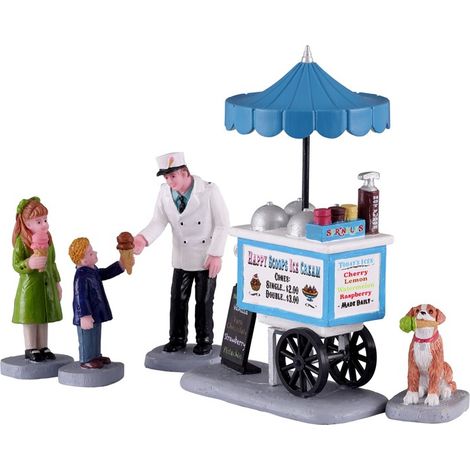 Happy Scoops Ice Cream Cart Set Of 5 Art.-Nr. 12037