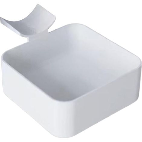 Bac de vidange pour Machine à Laver Plateau étanche imprimé 3D Entonnoir de vidange Machine Laver pour sous-Sol, Appartement (White) (1/5)