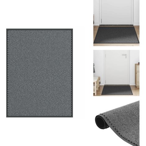 Paillasson anthracite 90x120 cm - Paillasson - Paillasson De Porte - Paillasson De Bienvenue - Paillasson De Porte Extérieur (1/5)