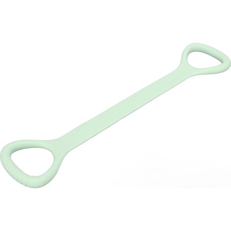 Élastique de Fitness en Silicone Souple pour Renforcement Musculaire - Bande Élastique Verte pour Exercices à Domicile (1/5)