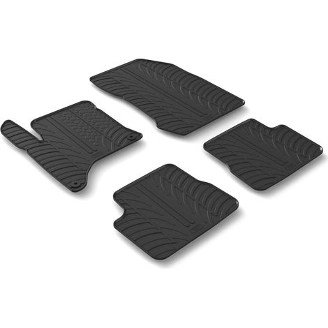 Set tappeti su misura in gomma - compatibile per Opel Corsa F 5p (07/23) automatico, ibrida - Peugeot 208 5p (09/23) automatico, ibrida (1/5)