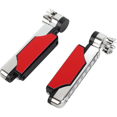 2pièces 8LEDs Feux de jour universels à énergie éolienne pour voiture, lampe auxiliaire accessoire (1/5)