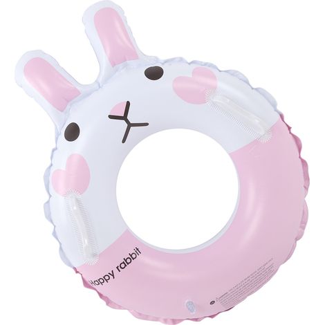 Aufblasbarer Schwimmring für Kinder, PVC-Poolschwimmring mit Griff (1/5)