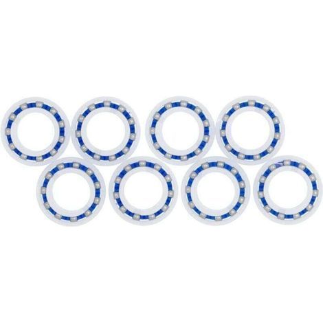 pair Lot De 8 Roulements À Billes Pour Roue Robot Nettoyeur Piscine Polaris 280 180 C60 Accessoires (1/4)