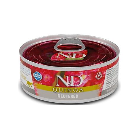 Farmina  Quinoa N&D  Lata de 80 g - Castrado  Cerdo 80 g