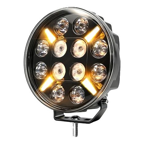 Lampe de travail, faisceau combiné, fonction stroboscopique, 1PC 9inch Clignotant (1/2)