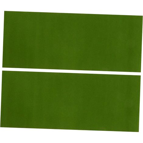 2pcs Tapis de Gazon en Papier Gazon Synthétique Vert, Matériau Flocking, Herbes Miniatures Réalistes, Facile à Installer pour Décoration Maison et Balcon (1/5)