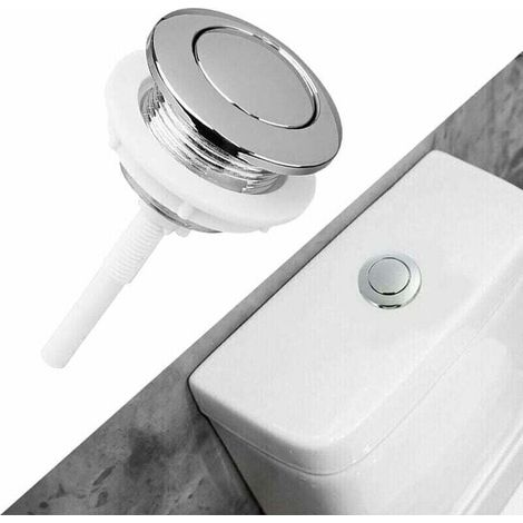 Ulisem Toilet Flush Button, 38mm Push Button for Bathroom and Toilet Water Saving Device - Suitable for Toilet Tank (1/4)