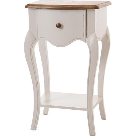 Amadeus - Table de chevet 1 tiroir en bois et chêne L40 cm Loberon (1/5)