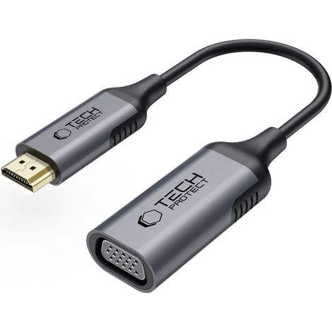 Adaptateur Tech-Protect Ultraboost HDMI vers VGA Full HD 60 Hz noir (1/4)