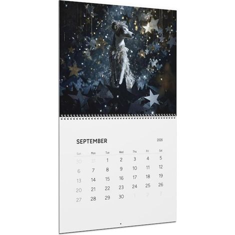 2026 Calendar, 12-Month Monthly Planner – Dog Families, Daily Calendar, for Birthdays, Christmas, Housewarmings, Animal Lovers, Adults, Office (1/5)
