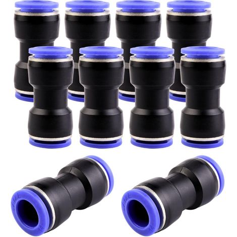 10 pièces 16 mm répartiteur en Y à 3 voies, raccord pneumatique, rapide plastique raccords Push to Connect, adaptateur de conduite d'air PY - PG16-14mm (1/5)
