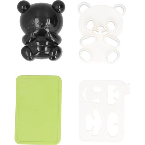 Moule à Boules de Riz Panda en Silicone Alimentaire - Accessoire de Cuisine Mignon pour Sushi et Onigiri (1/5)