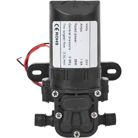 Accessoire de pompe à eau à diaphragme électrique agricole à Double Tube droit 36W DC24V (1/4)