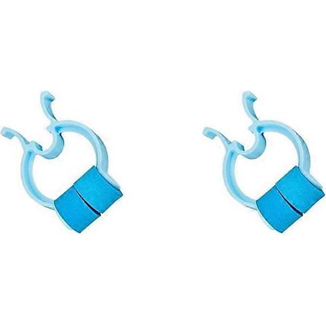 Pinces nasales anti-saignement en mousse pour la natation - Lot de 2 - Bleu (1/5)