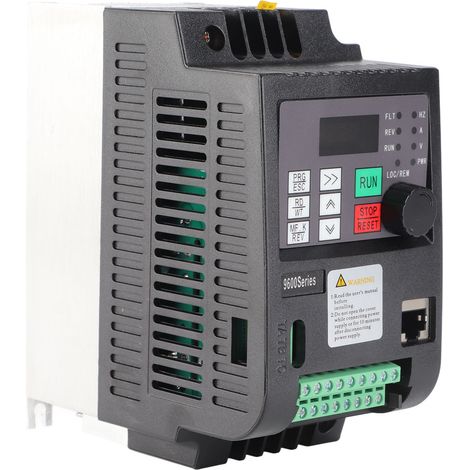 Variateur de fréquence NFLIXIN 9600D‑1T‑00150M monophasé 220V 1.5KW pour moteur asynchrone et synchrone avec contrôle vectoriel