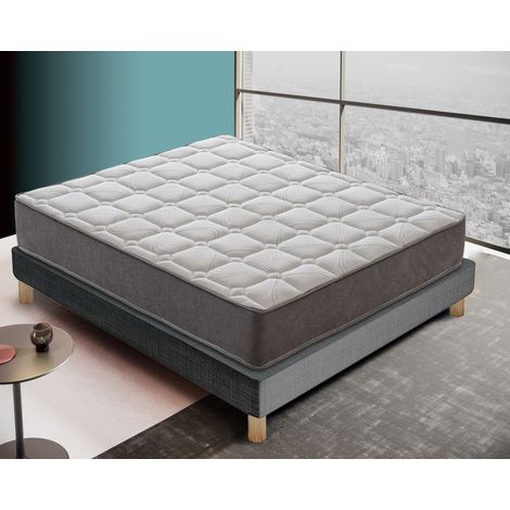 Ilovesleep – Matelas hybride 160x200 cm – Ressorts ensachés et mousse à mémoire de forme – Hauteur 25 cm – 400 ressorts pour soutien anatomique