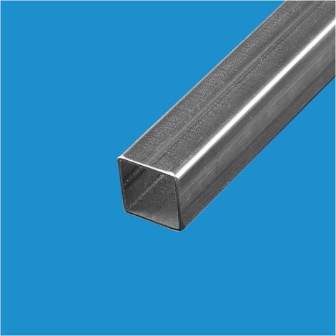 Commentfer – Tube carré acier S235 30 mm – Épaisseur 1,5 mm – Longueur 2 mètres – Pour structures métalliques et châssis