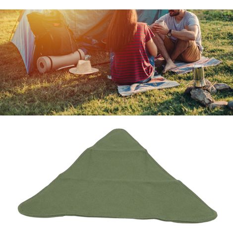 Tissu de siège triangulaire portable et pliable [Modèle Canvas Militaire] (1/5)