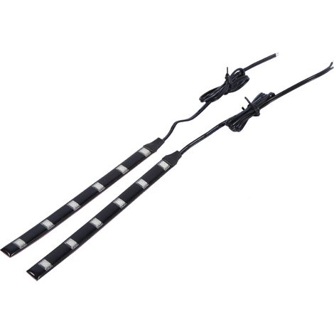 Bandes de clignotants universelles pour moto 2 x 6 LED 5050 SMD (lumière ambre) (1/5)