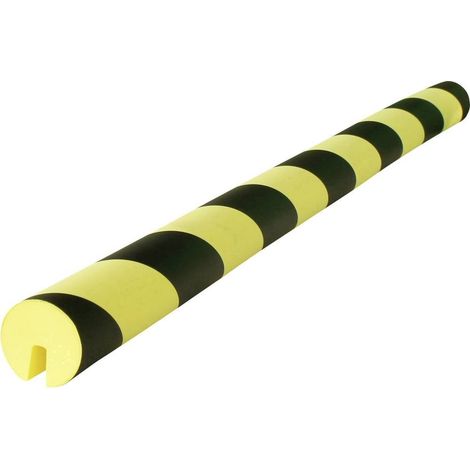 VISO PU 208 NJ Profilo di protezione con scanalatura Nero, Giallo (Ø x L) 40 mm x 750 mm (1/3)