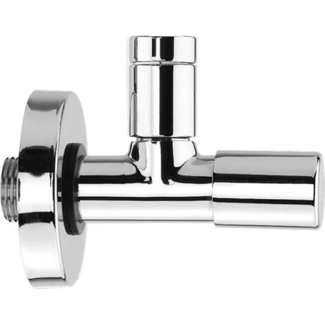 RUBINETTO SOTTOLAVABO A SFERA TONDO IN OTTONE CROMATO SERIE MINIMAL 1/2X3/8 VA ALBERTONI