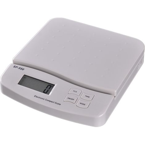 Balance Pour Colis - 30 Kg Précision 1 G - Affichage LCD - Alimentation Par 2 Piles AAA - Pour Usage Domestique Bureau Entrepôt Marché (1/5)