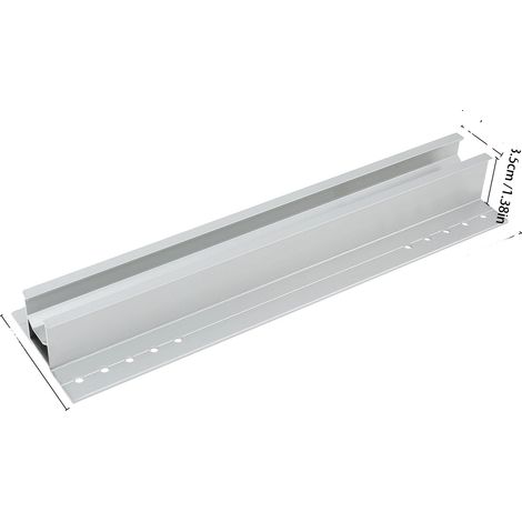 Support de panneau solaire, aluminium durable, installation facile, Argent (1/2)